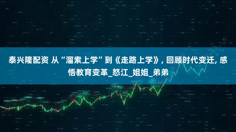 泰兴隆配资 从“溜索上学”到《走路上学》, 回顾时代变迁, 感悟教育变革_怒江_姐姐_弟弟