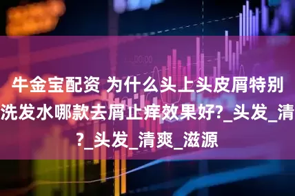 牛金宝配资 为什么头上头皮屑特别多?儿童洗发水哪款去屑止痒效果好?_头发_清爽_滋源